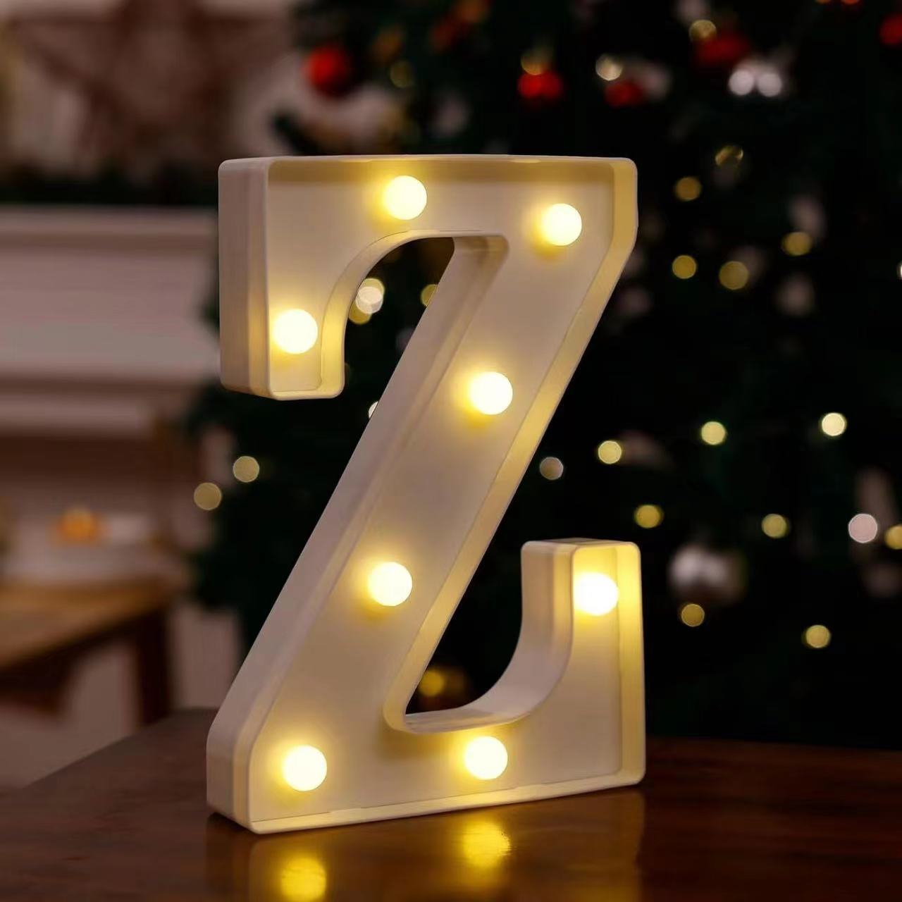 Lámpara LED de Letras y Números de PVC Decorativa para Fiestas y Bodas image 29