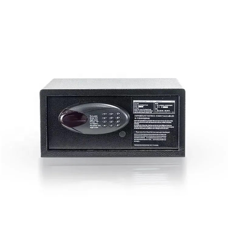 酒店床头数码电子锁储存保险箱hotelsafe防火密码箱电子密码锁
