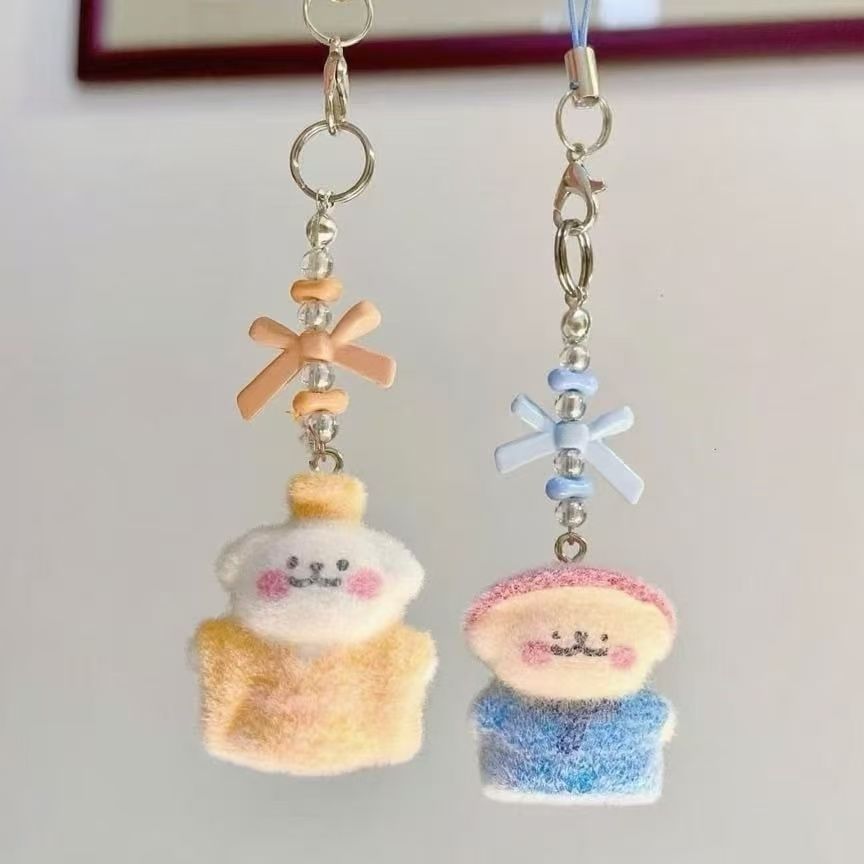 [Zhu an Baby] Impression Style Derivative Ccd Lanyard Handmade Beaded Homemade Girly Heart Ins Mobile Phone Chain Pendant