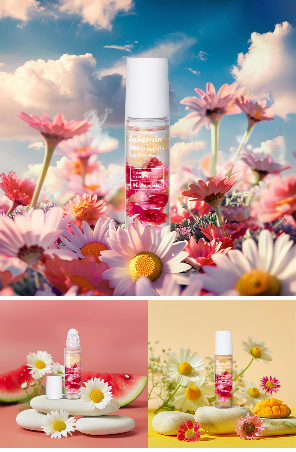 lakerain Rolling Lip Oil Fruit-flavored Rolling Lip Oil undefined