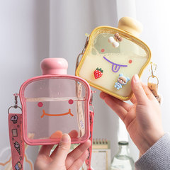 5YA1麵包水杯子夏季超萌可背簡約日系可愛女生高顏值學生便攜式水