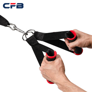 Fitness Equipment accessories tension device handle handle door clip household resistance rope handle elastic rope grip cross-border