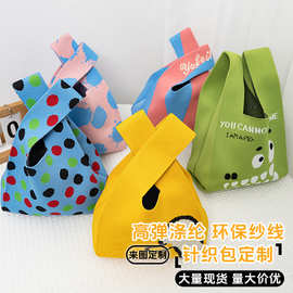 批发新款针织包定制可爱卡通手提包韩系水桶包定做logo托特小包包