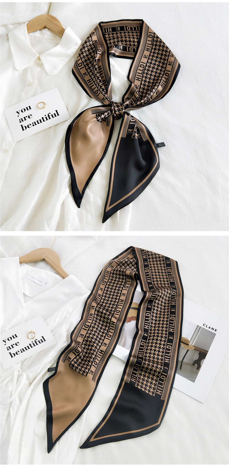 Koreanische Mode Long Strip Schal display picture 17