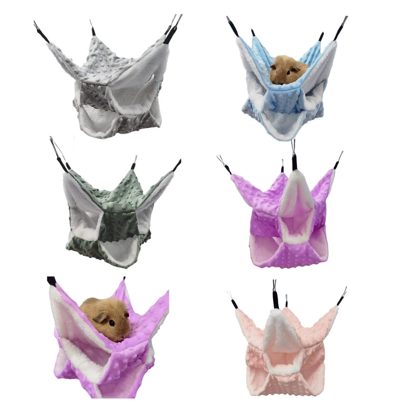 Трансграничный новый мешок для меда для хомяка, зимний трехслойный Теплый Гамак, висячий спальный мешок с белкой, маленькие товары для домашних животных