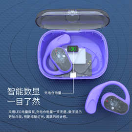 新款OWS空气传导蓝牙耳机挂耳式 不入耳无线ENC通话运动
