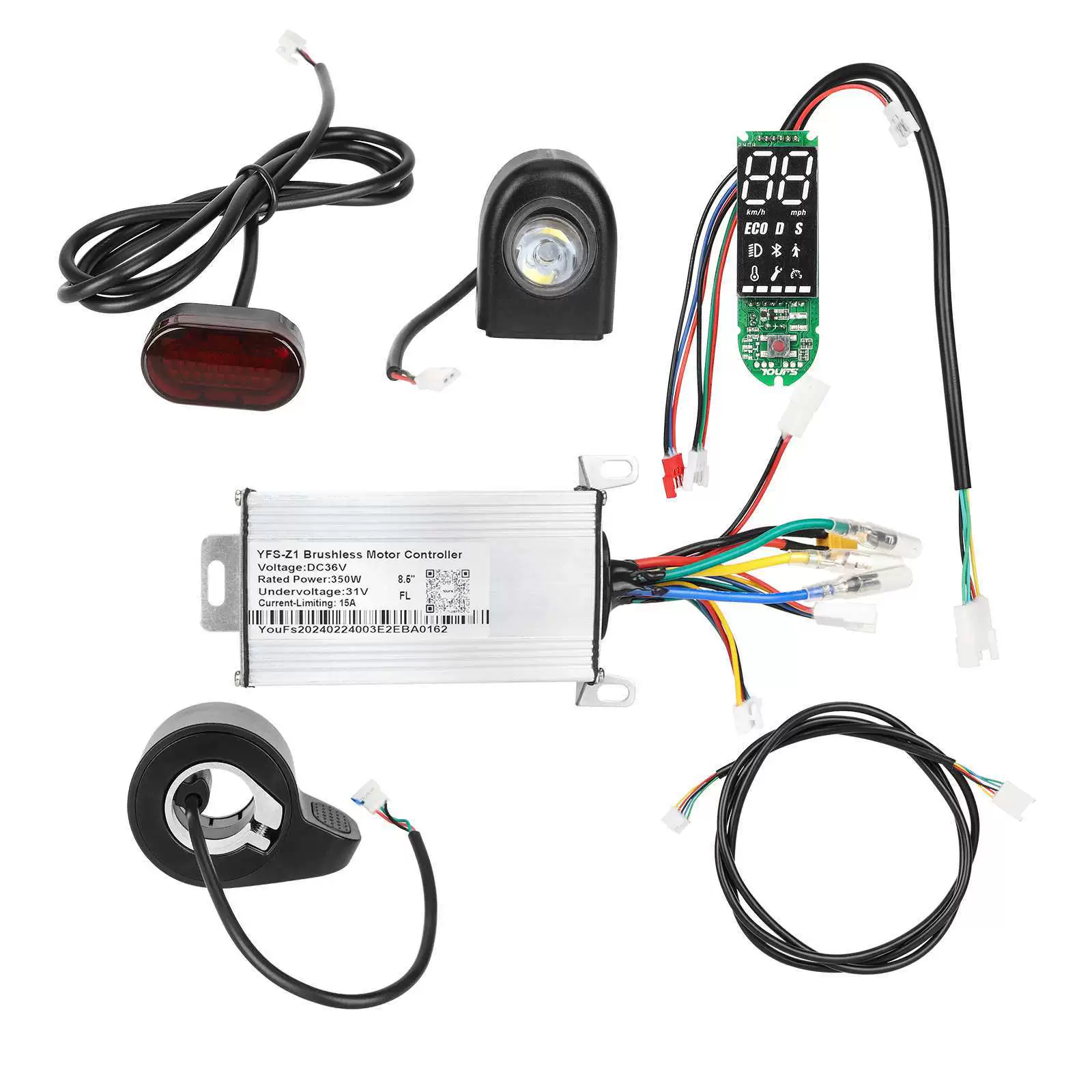 Universal electric scooter, controller, set