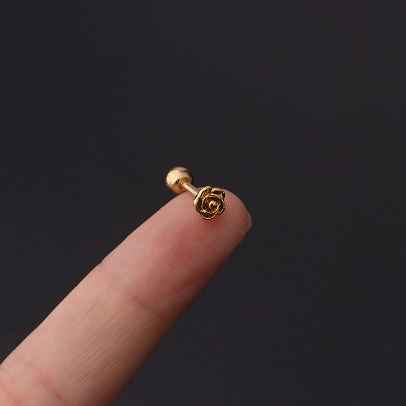 Ear Cartilage Rings & Studs Fashion Geometric Copper Plating Artificial Gemstones display picture 20