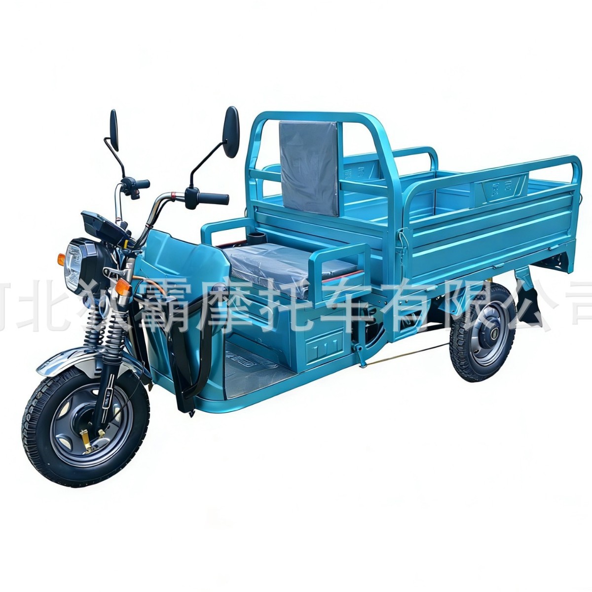 Transfronterizo eléctrico triciclo camión de carga Wang La carga de alta potencia agrícola triciclo de batería de tres ruedas motocicleta de tres ruedas