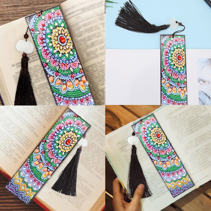 Transfronterizos 5D pintura de diamantes hecha a mano DIY marcadores de diamantes para niños un conjunto completo de pegatinas de pintura decorativa de diamantes brillantes al por mayor