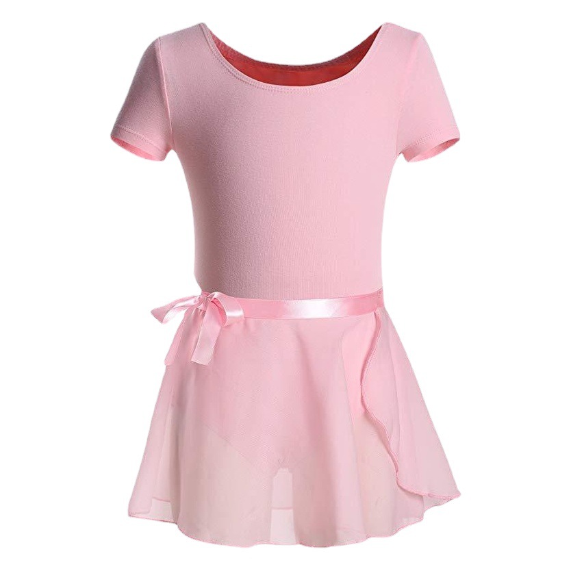 Ropa de baile de Ballet para niños Venta caliente niñas de primavera y verano ropa de práctica de manga corta cuerpo ropa de rendimiento para niños