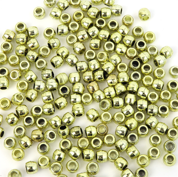 Woven round beads