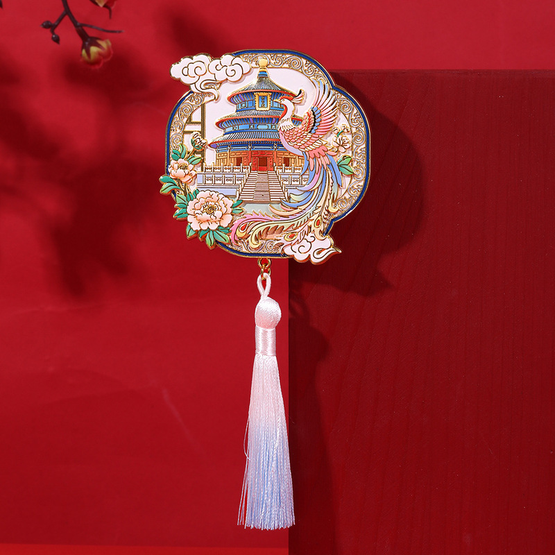北京文创国庆节纪念礼品金属冰箱贴diy强磁中国风精美旅游纪念品|undefined