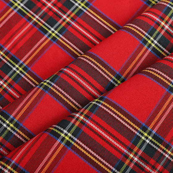 JK uniform yarn-dyed plaid fabric Lolita twill jacquard clothing fabric school uniform skirt children's clothing bags shoes hat