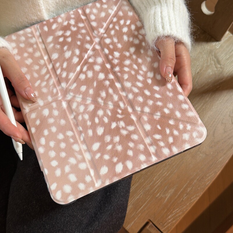 Deer Spotted Pattern Magnetic Case Suitable for Ipad10 Tablet, Compatible with Apple Air 13inch, with Buckle and 3+Y Fold Protection Case for Air6 Deer Spotted Pattern Magnetic Case Suitable for Ipad10 Tablet, Compatible with Apple Air 13inch, with Buckle and 3+Y Fold Protection Case for Air6