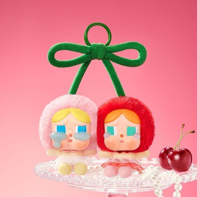 新しいチェリースイートトゥゲザービニールぬいぐるみハンギングカード泣いている赤ちゃんの涙シリーズクリエイティブバッグペンダント|undefined