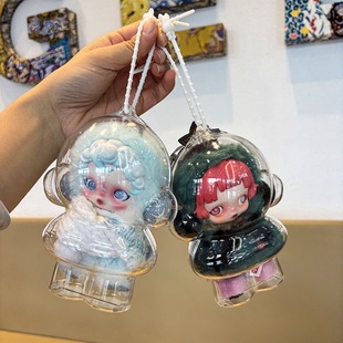 Bubble Mart Skullpanda Light Weaving Garden Series Stuffed Doll Protective Case Winter Movement Second Generation Protective Cover