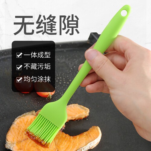 Factory Food Integrated Household Grill Silicone Oil Brush Kitchen Baking Hairless Food Grade Oil Brush