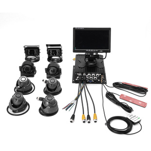 Concrete Mixer Car GPS Positioning 8 Channel 4g WIFI Car 2TB Dvr Set