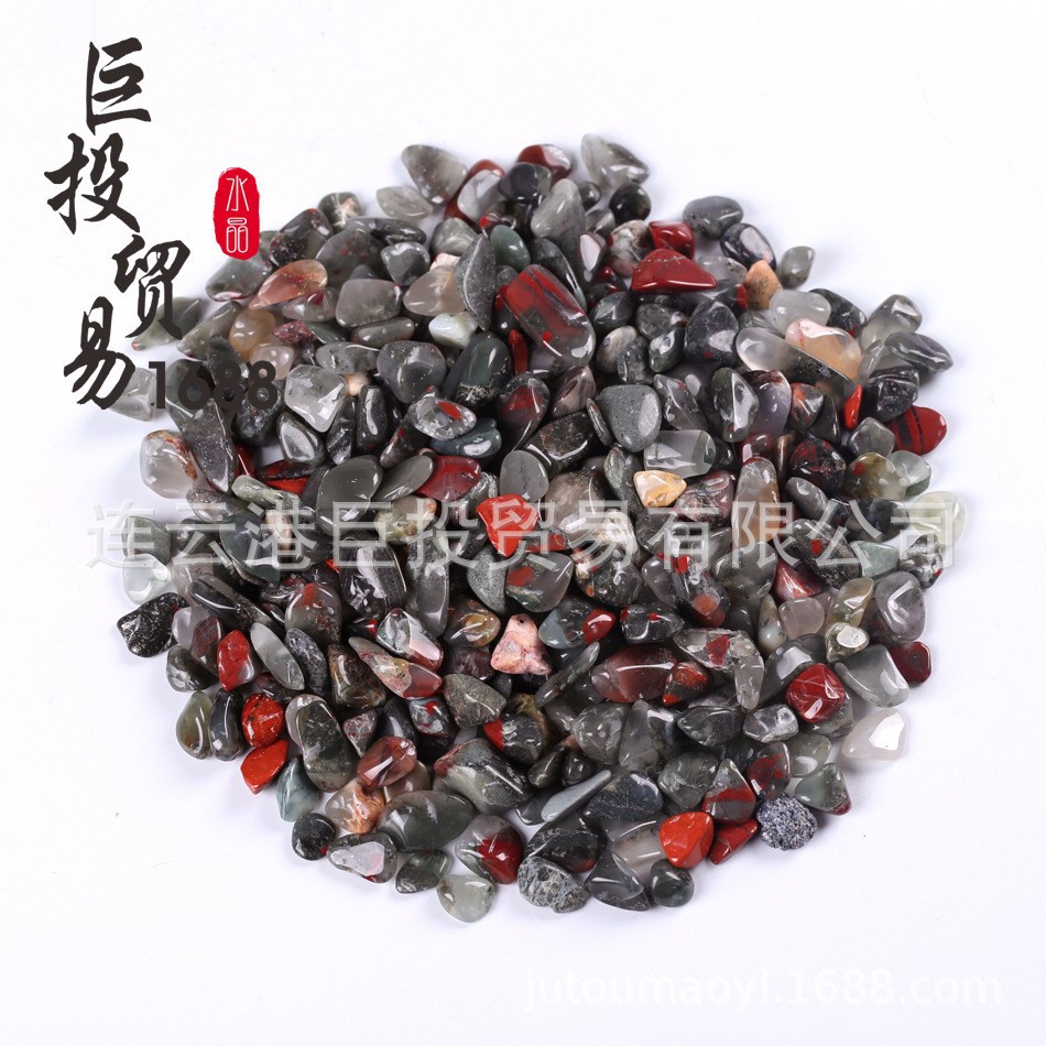 100 tipos de piedra triturada de 7 - 9mm cristal natural jade ágata espécimen de piedra preciosa marco de fotos transfronterizo mano suministro Amazon