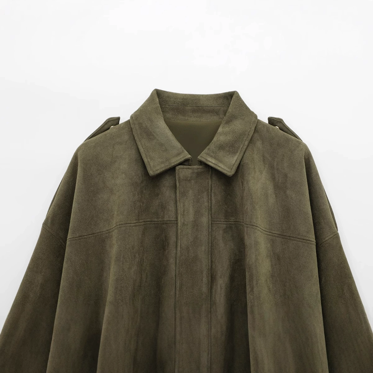 2025 весна и осень новая женская мода дикие замши текстурные куртки высокого уровня пилотные куртки