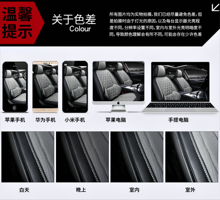 Factory Direct Sales New All-Inclusive Seat Cover Rhombus Breathable Mesh Four-Season Universal Car Seat Cushion Cross-Border Shenghu