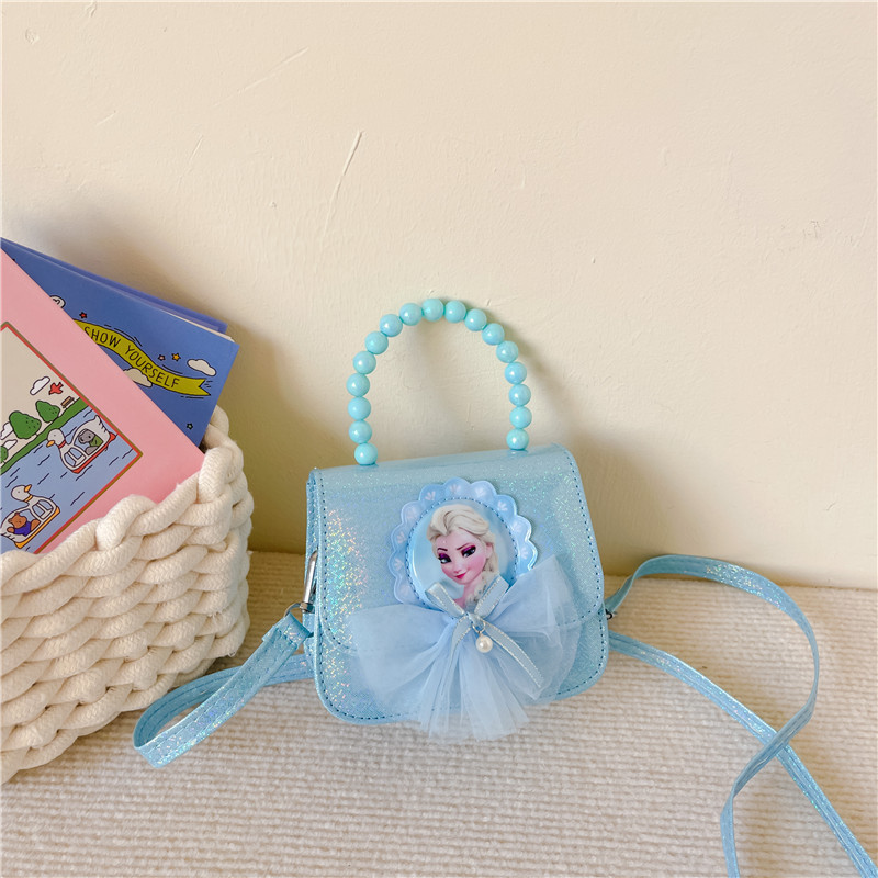 Bolsas para niños para niñas nuevas bolsas de mano princesa Aisha, bolsas de mochila de gran capacidad, bolsas de luces flash de moda princesa de nieve