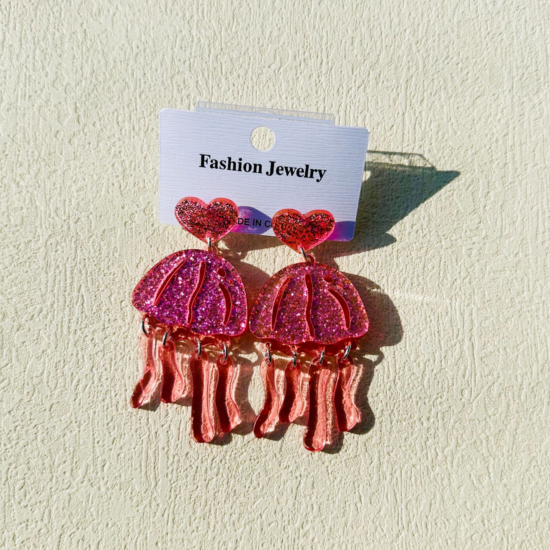 1 Pair Cute Jellyfish Arylic Drop Earrings display picture 2