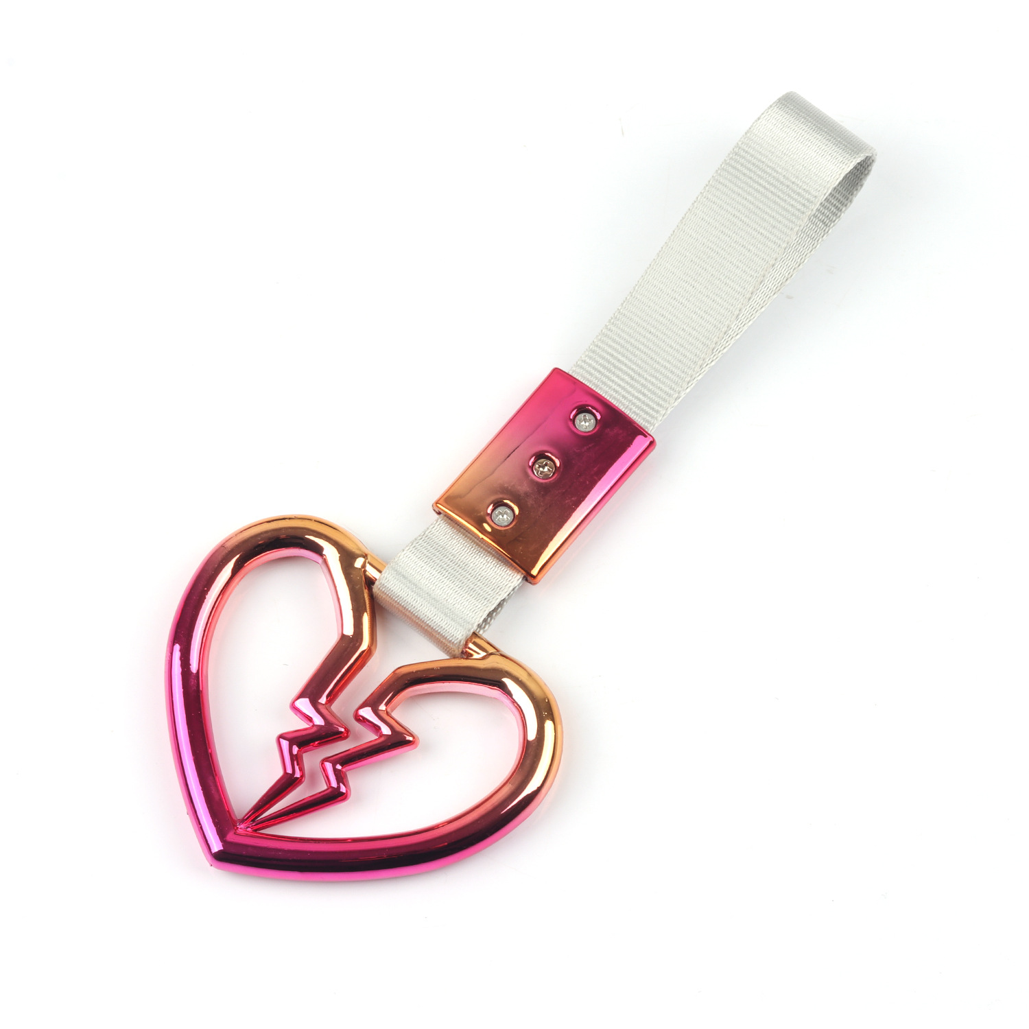 Car Handle Ring Devil Heart Colorful Warning Hanging Ring Colorful Handle Rear Bumper Warning