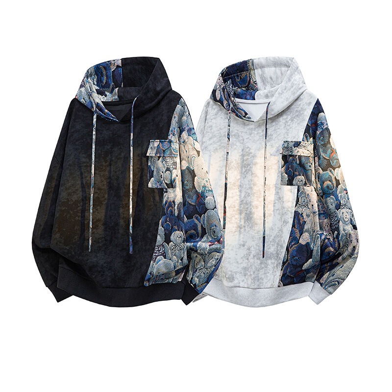 2025 Autumn National Trend Hooded Sweatshirt Loose Comfortable Versatile Casual American High Street Fashion Top 2025 Autumn National Trend Hooded Sweatshirt Loose Comfortable Versatile Casual American High Street Fashion Top