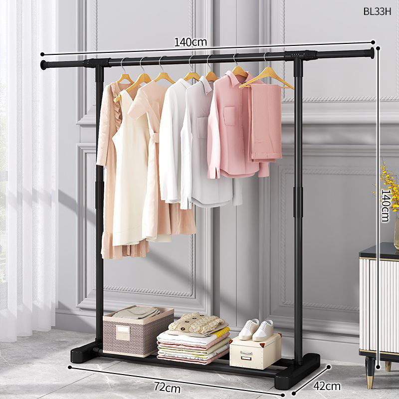 140cm [블랙 싱글폴] 텔레스코픽 와이드 스타일 -