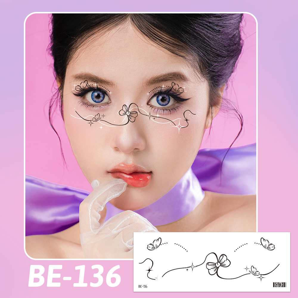 BE-136 (눈부신 블랙 페이스 패치)