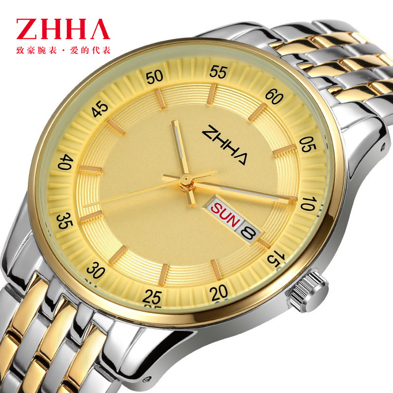 A generation of steel band watches luxury classic women's watches original design men's and women's watches waterproof fashion Hong Kong style men's watches