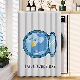 滚筒洗衣机防晒罩阳台遮挡帘防水遮阳隔热遮光帘子防尘盖布防晒帘