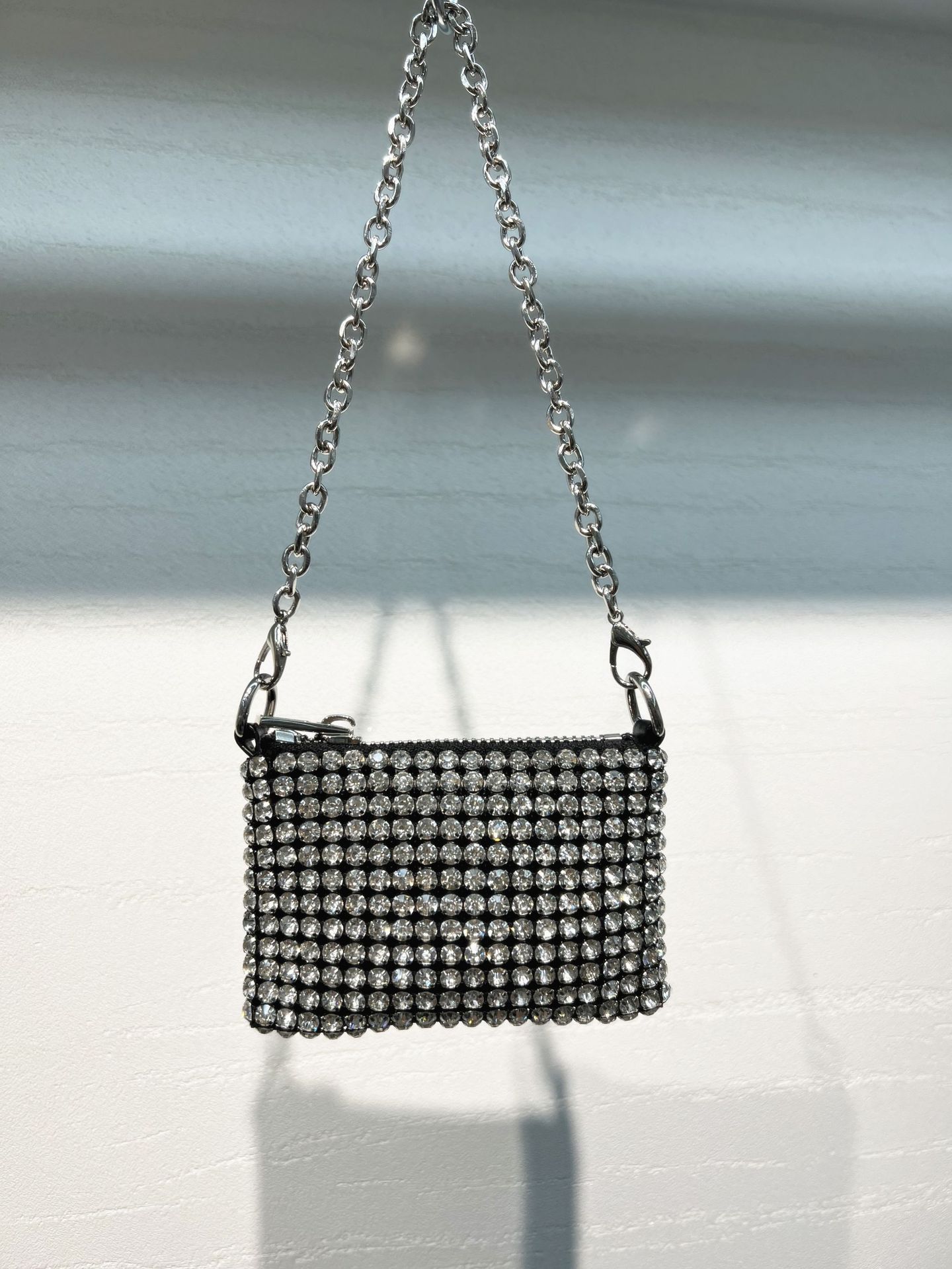 Bolsa de gala bolsa de mujer llena de diamantes bolsa de cubo con diamantes 2022 bolsa de mujer crossbody gran rey bolsa de diamantes pic 34