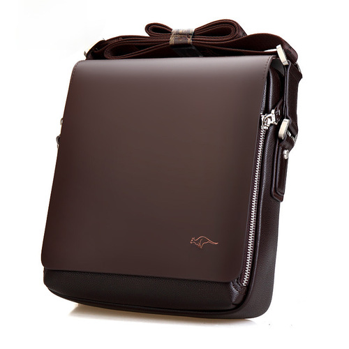 Men's Business Shoulder Bag Casual Men's Bag Vertical Crossbody Business Backpack Large Capacity Bag Cover 