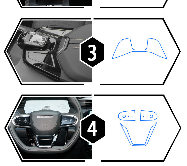 Suitable for 26 Models of Kaiyi Kunlun New Energy Vehicles, Interior Protective Film, Central Control Navigation Screen Film, Modification Decoration