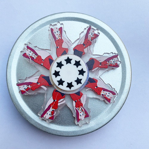 Dynamic finger spinner animation shooting special effects cartoon fingers running finger spinner wholesale street stall