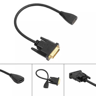 HDMI Mother Transfer DVI GONG 30 см 14+1 HD TV TRANSFER LINE HDMI F TO DVI M