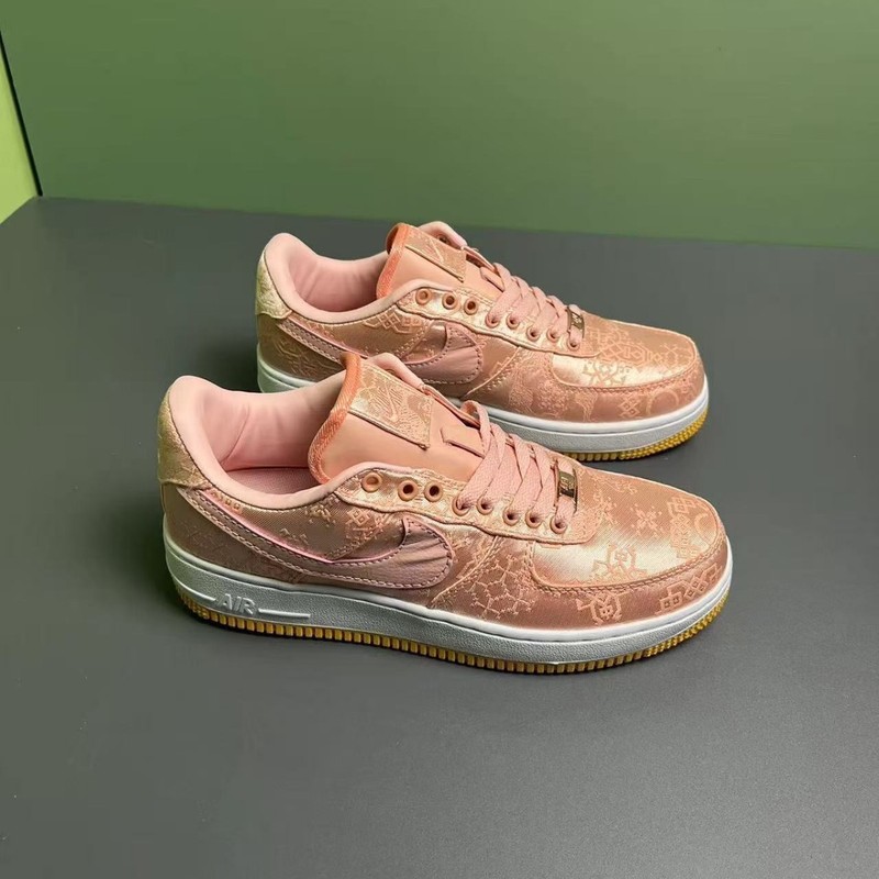 AF1 スニーカー 黒と白のシルク vl ジョイント ロートップ エア フォース ワン 男女兼用 藤原ヒロシ キャンパス カジュアル トレンド シューズ|undefined