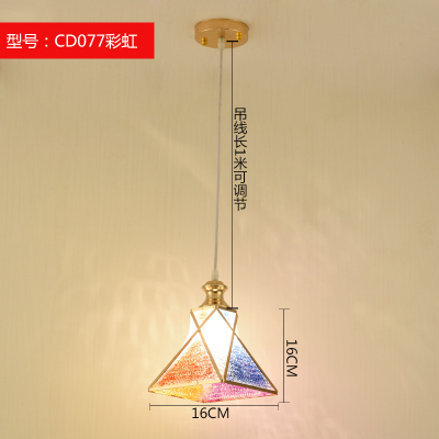 Lámpara de comedor de tres cabezas creativa lámpara de mesa de comedor personalizada moderna minimalista nórdica pequeña lámpara de pasillo de barra de estilo industrial