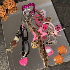 自作豹紋包掛kitty包掛・極繁元素包掛高颜値爆金秋冬包掛鎖