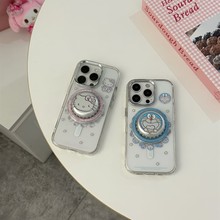 动漫卡通KT哆啦A梦磁吸支架适用iPhone16苹果15ProMax/14手机壳13