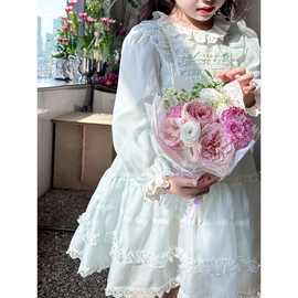 女童2025新款春秋装洛丽塔公主裙小公主洋气蓬蓬裙生日礼服连衣裙