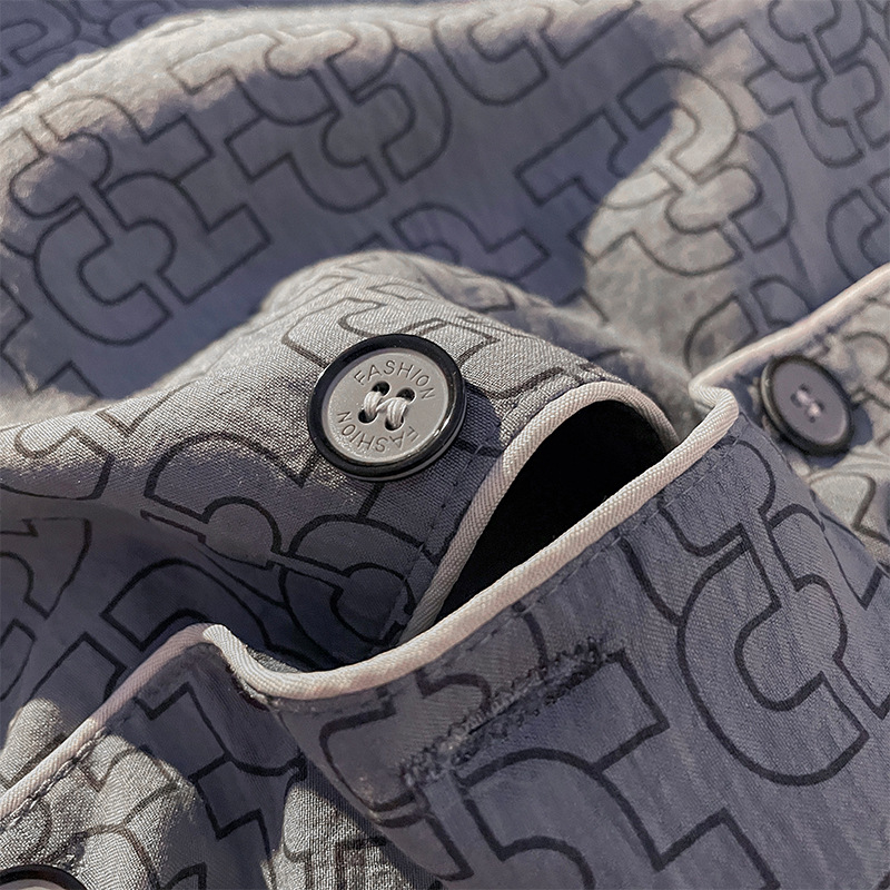 Nube de algodón pijama hombre primavera, otoño, invierno 2024 nuevo pantalón de manga larga cardigan para hombres set de ropa de hogar