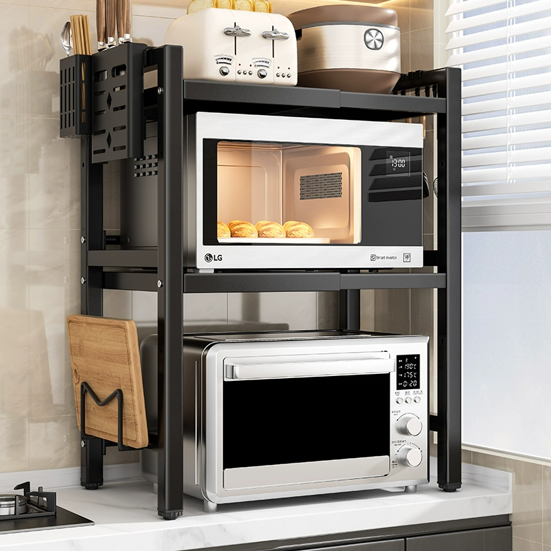 0WYV kitchen microwave oven storage rack household table countertop multi-function oven rice cooker cooker multi-layer storage