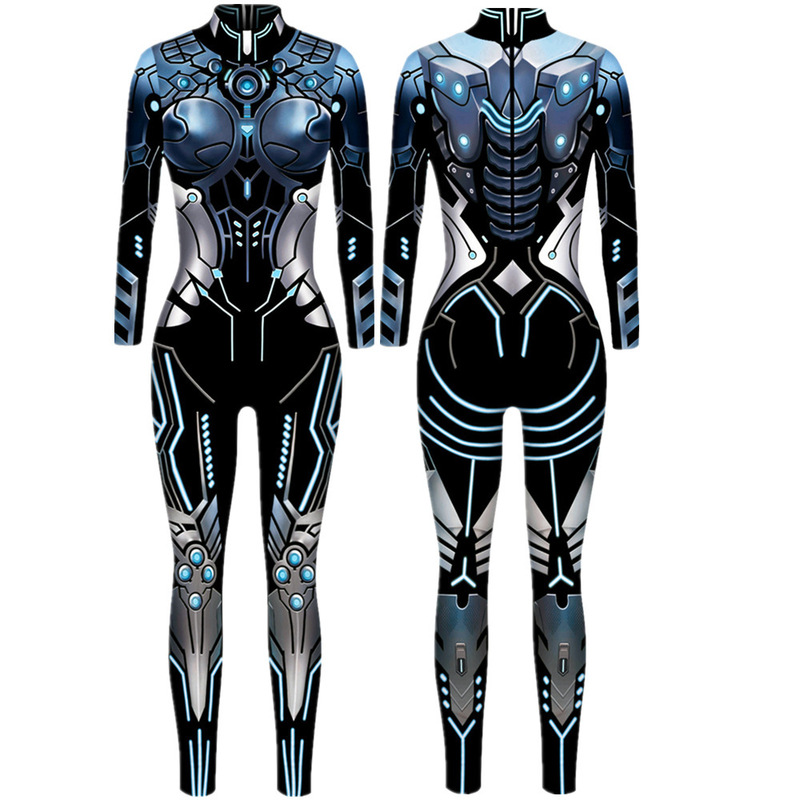 新型ハロウィーン3dプリント鎧親子ロボットcos演じる者服ガードル|undefined
