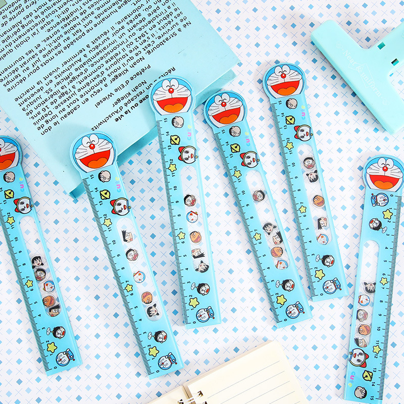 Nuevos productos Capibara Rock Regla 15cm acrílico regla recta de alto valor de la presión de los estudiantes de la escuela primaria papelería