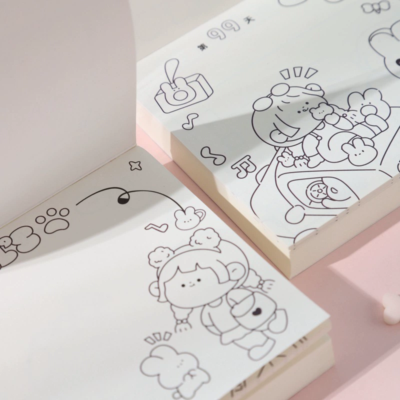 青壹坊 Hello plan glue book! Jiang Xiaogou 100 days planned thick paper learning plan plans