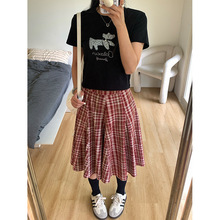 广州黄峥韩版服饰巨好看半身裙超火减龄俏皮活波长裙520715